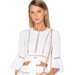 For Love and Lemons Willow Crop Top